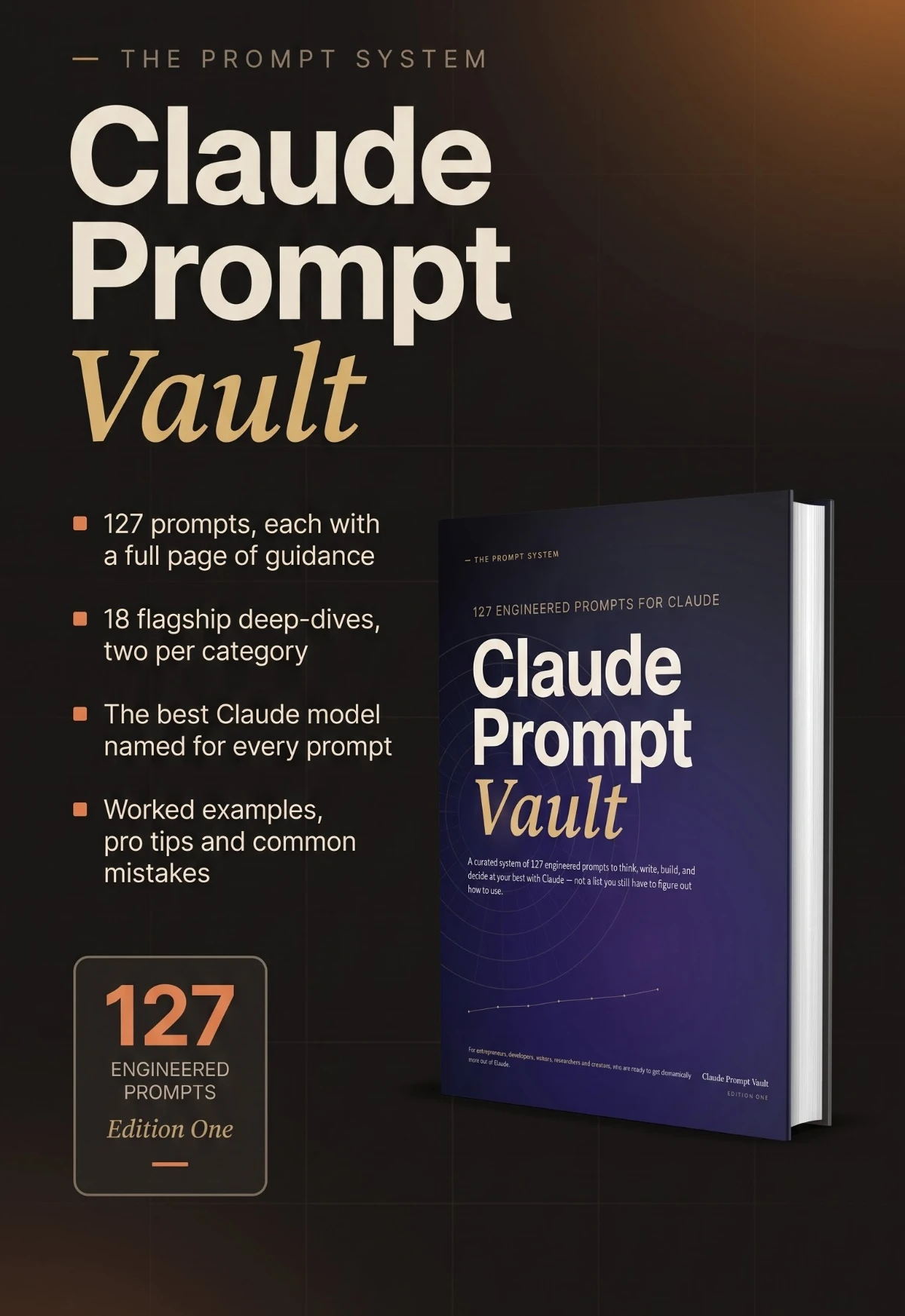Cover of Claude Prompt Vault