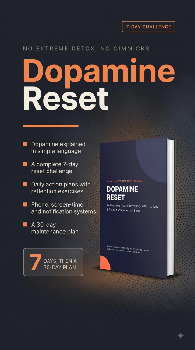 Cover of Dopamine Reset: The 7-Day Challenge