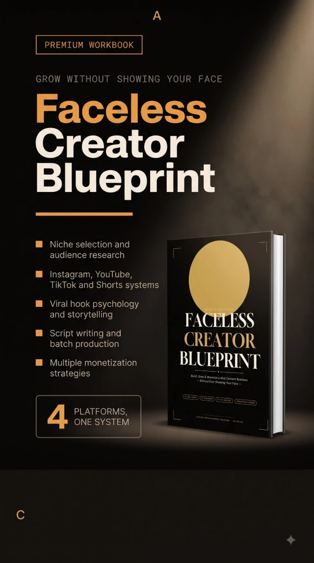Cover of Faceless Creator Blueprint