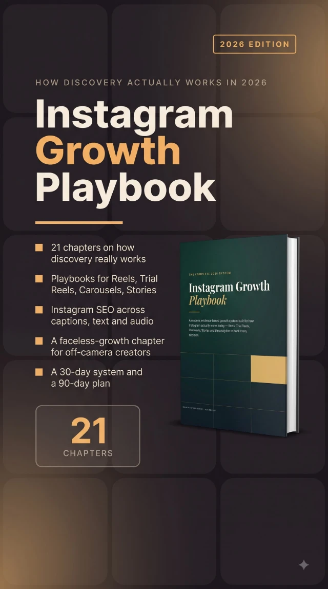 Cover of Instagram Growth Playbook