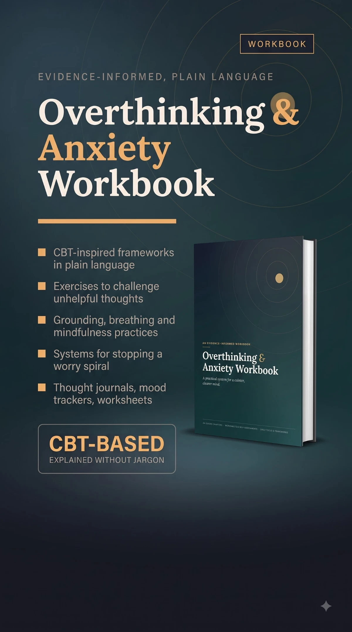 Cover of Overthinking & Anxiety Workbook
