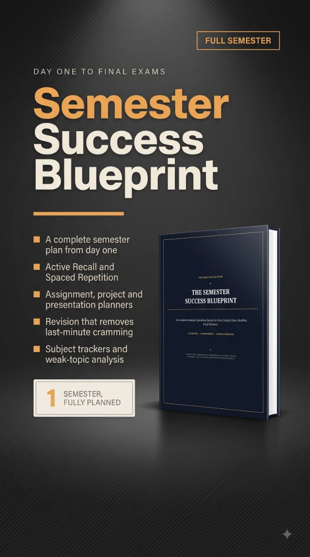Cover of Semester Success Blueprint