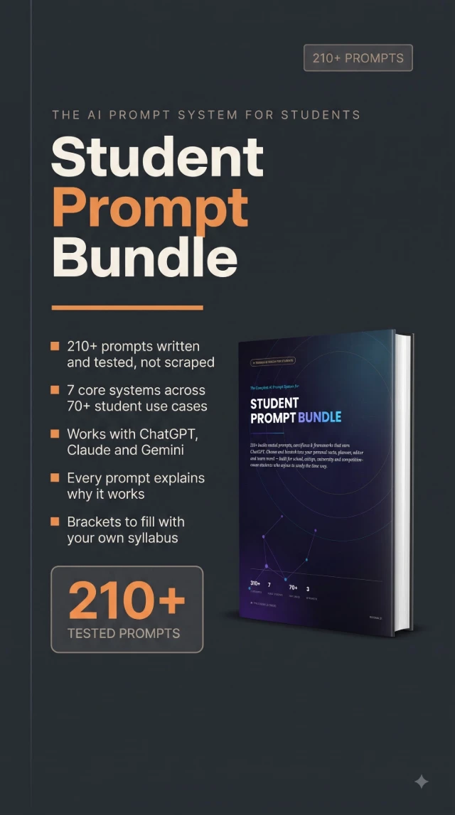 Cover of Student Prompt Bundle