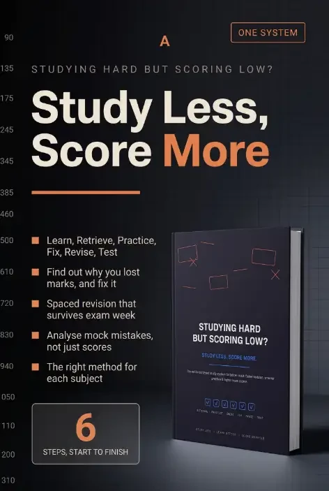 Cover of Studying Hard but Scoring Low? Study Less, Score More