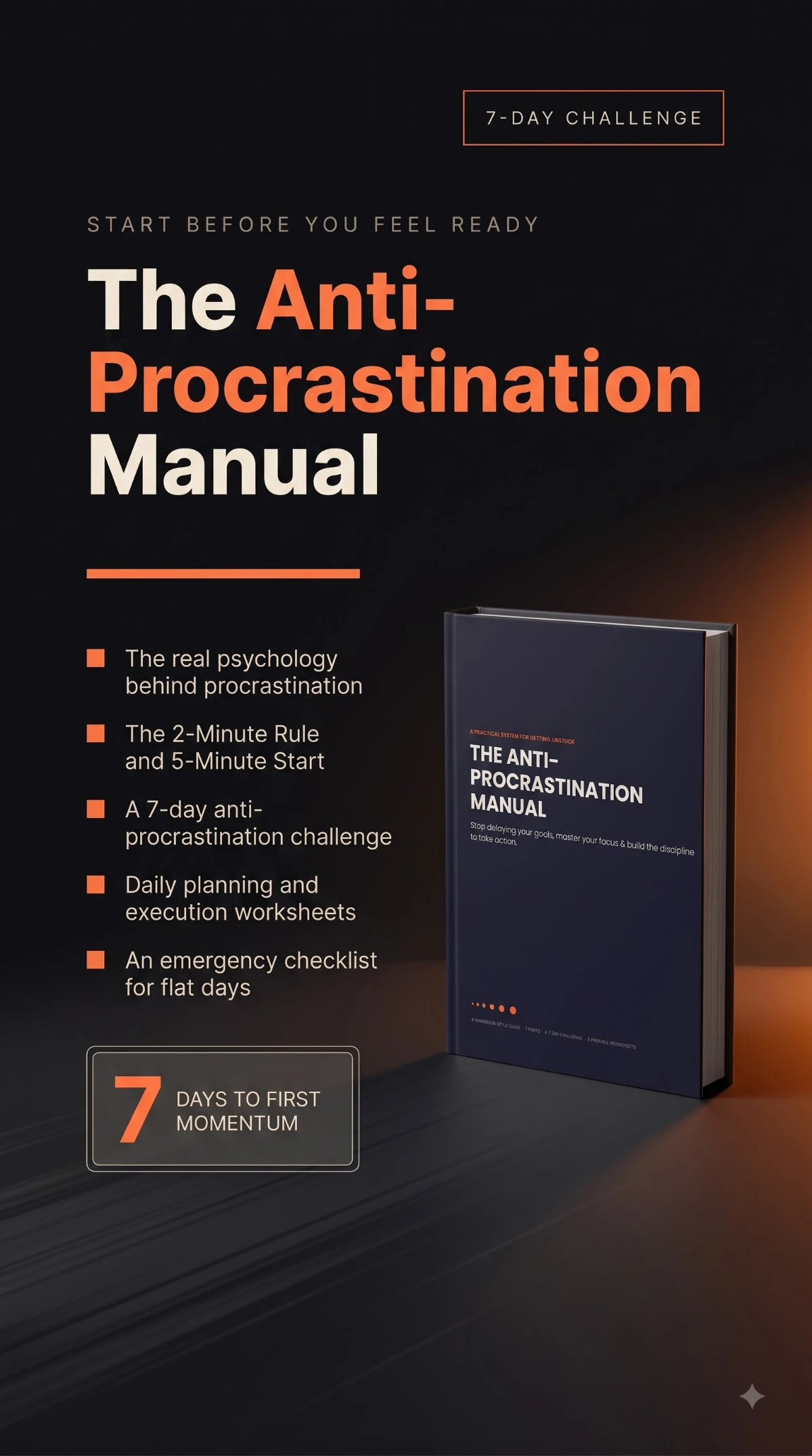 Cover of The Anti-Procrastination Manual