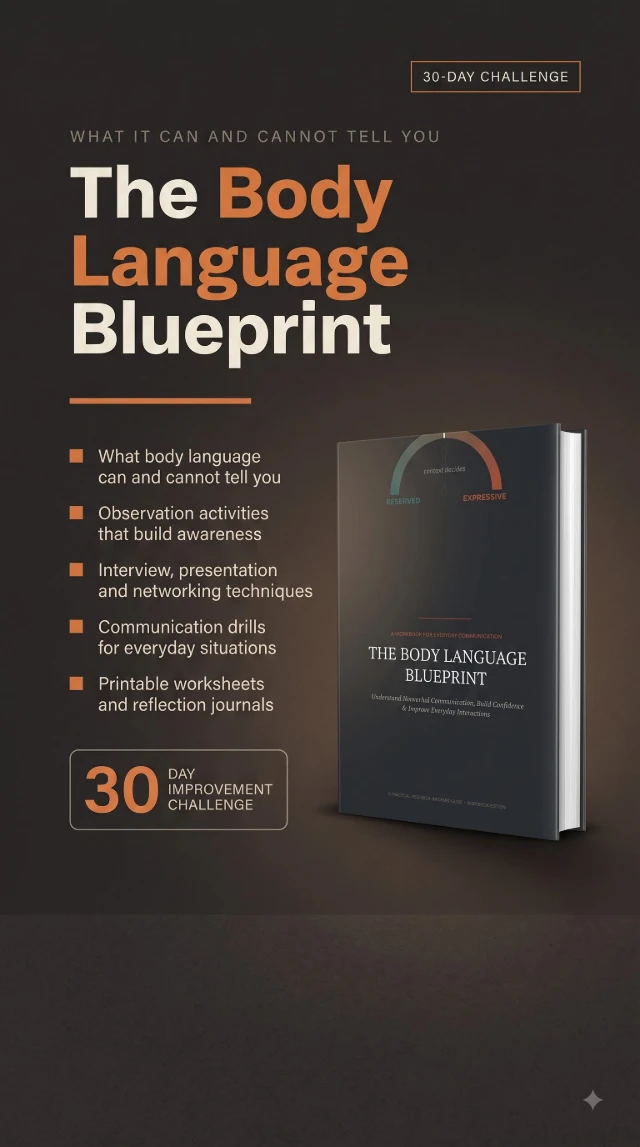 Cover of The Body Language Blueprint