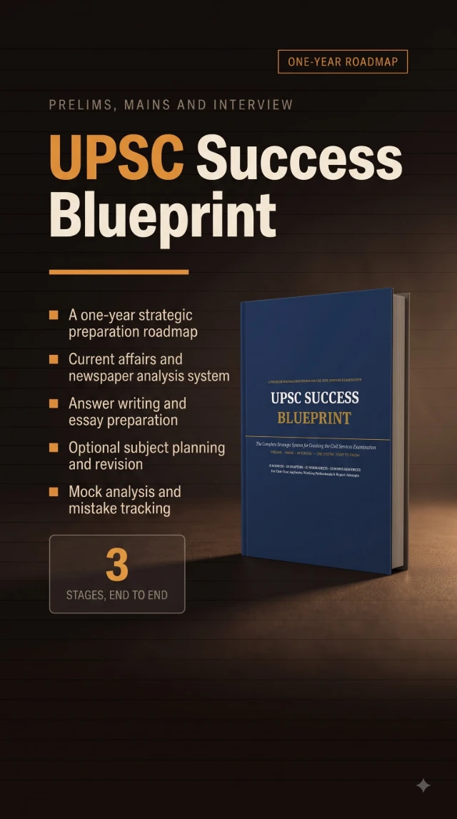 Cover of UPSC Success Blueprint